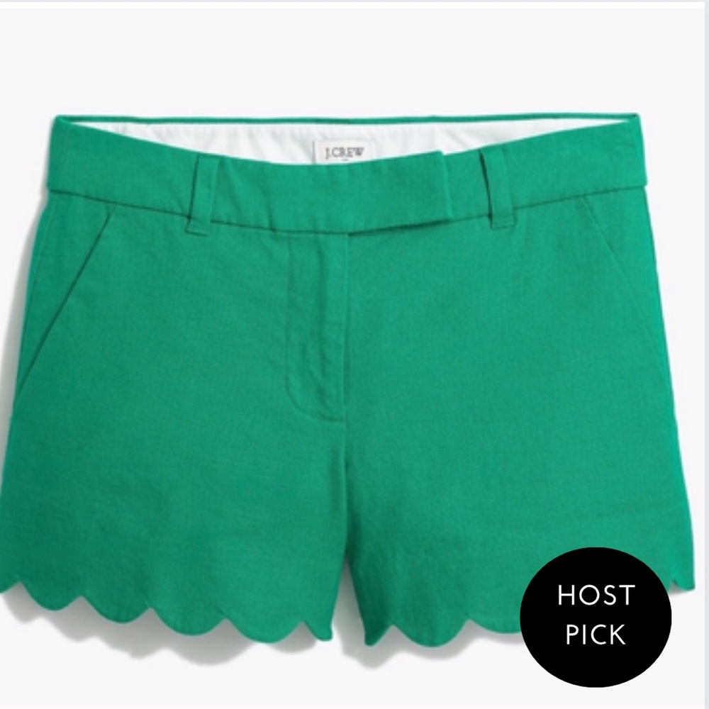 J.Crew Scallop Hem Shorts